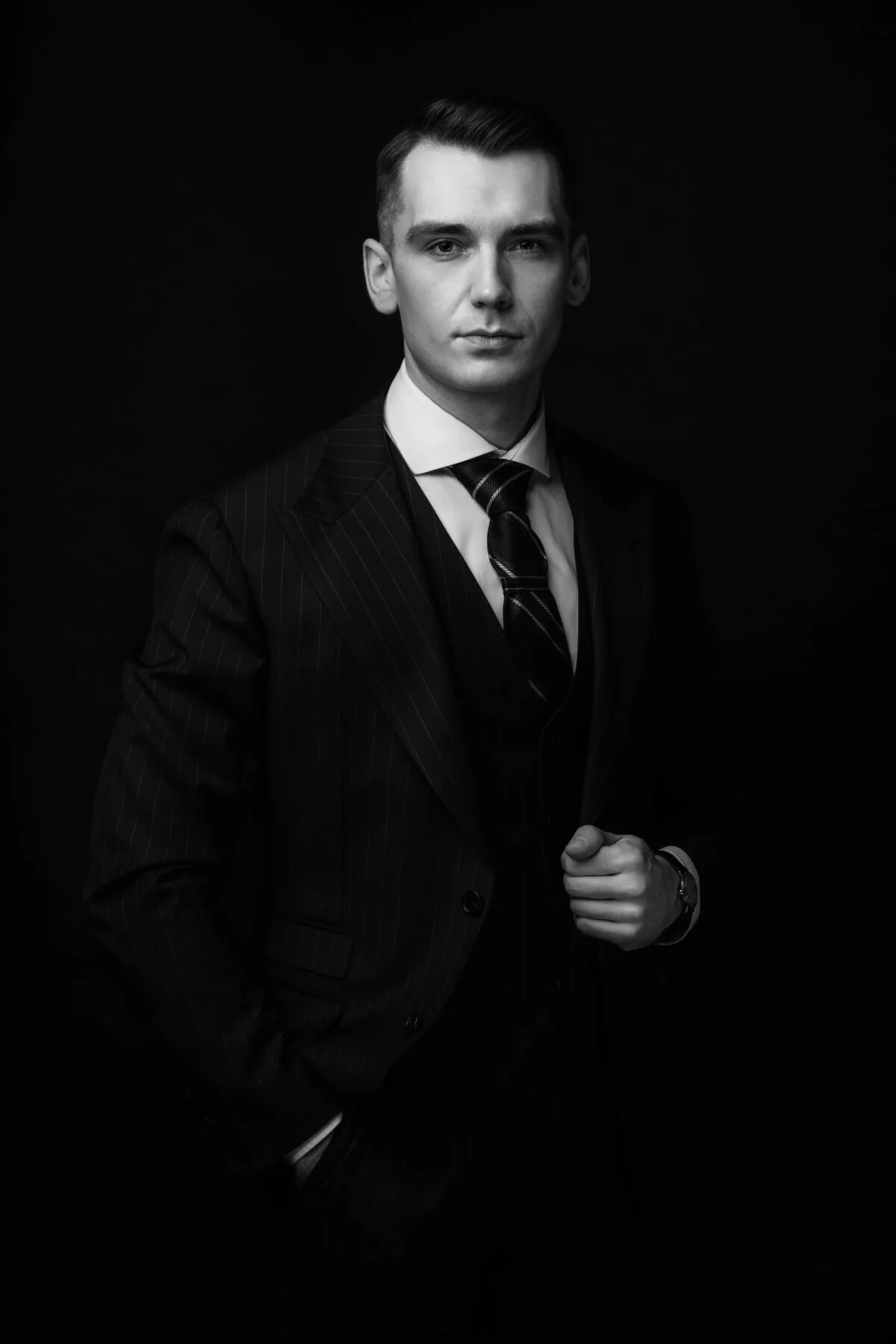 Czarno-białe zdjęcia portretowe i biznesowe 5 meski portret czarmo bialy wilczkiewicz